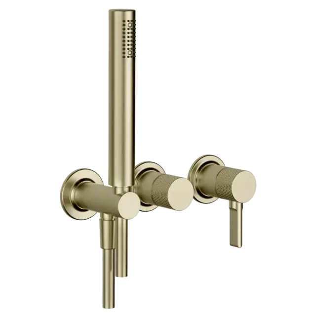 Смеситель для душа Gessi INCISO 58345#727 цвет-браш.латунь PVD