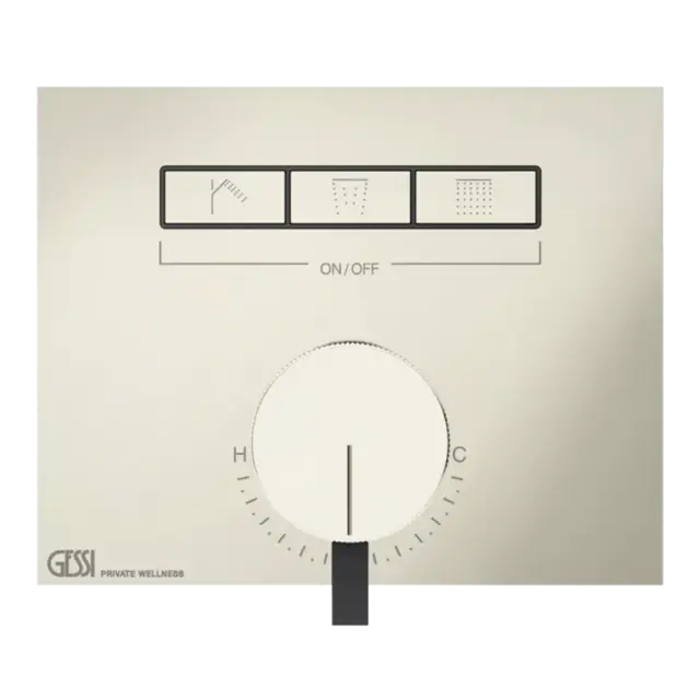 Смеситель для душа Gessi HI-FI MIXER 63081#720 NICKEL PVD