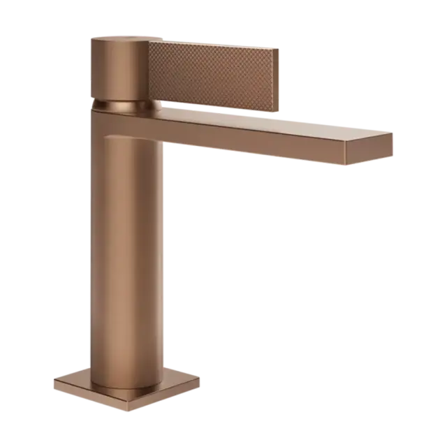 Смеситель для раковины Gessi INVERSO DIAMANTATO 73602#708 цвет-браш.Медный PVD