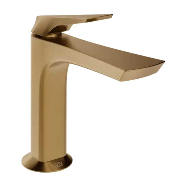 Смеситель для раковины Gessi VENTAGLIO 72051#726 цвет-Warm Bronze Brushed PVD
