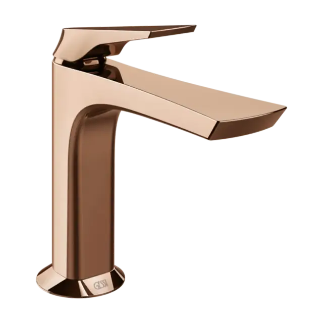 Смеситель для раковины Gessi VENTAGLIO 72051#030 цвет-Медный PVD