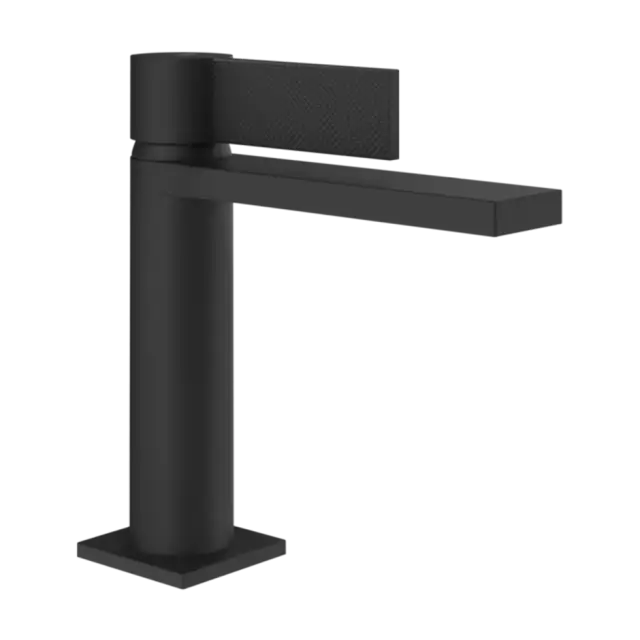 Смеситель для раковины Gessi INVERSO DIAMANTATO 73602#299 цвет-черный XL