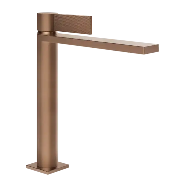 Смеситель для раковины Gessi INVERSO DIAMANTATO 73606#708 цвет-браш.Медный PVD