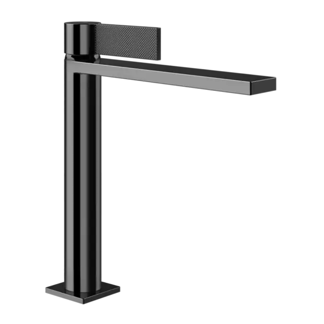 Смеситель для раковины Gessi INVERSO DIAMANTATO 73606#706 цвет-Black Metal PVD