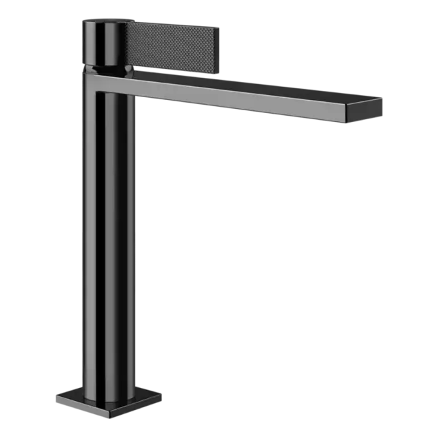 Смеситель для раковины Gessi INVERSO DIAMANTATO 73655#706 цвет-Black Metal PVD