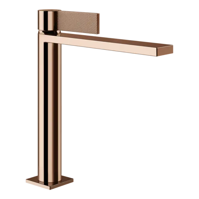 Смеситель для раковины Gessi INVERSO DIAMANTATO 73655#030 цвет-Медный PVD