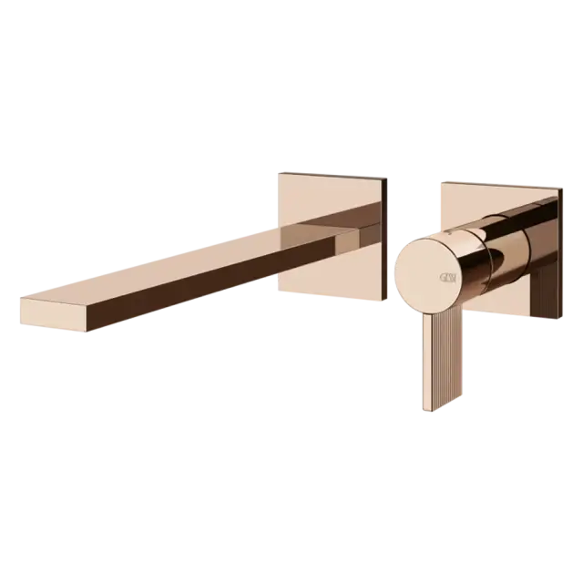 Смеситель для раковины Gessi INVERSO RIGATO 73588#030 цвет-Медный PVD