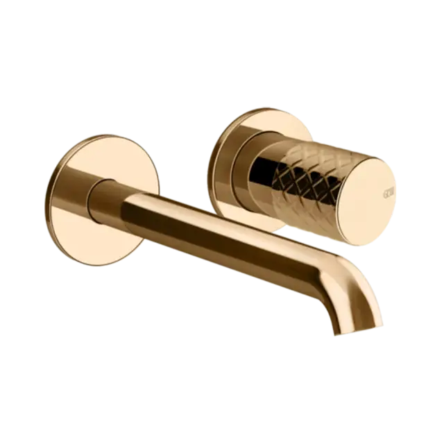 Смеситель для раковины Gessi HABITO INTRECCIO 70188#735 цвет-Warm Bronze PVD