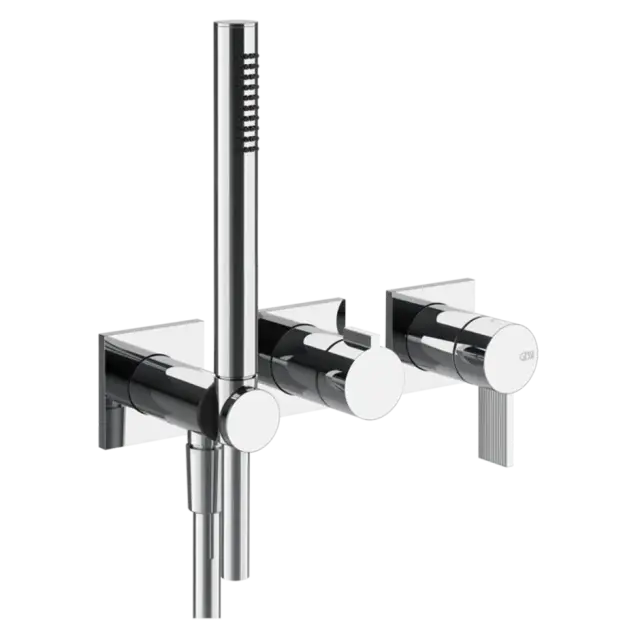 Смеситель для душа Gessi INVERSO RIGATO 73536#031 цвет-хром