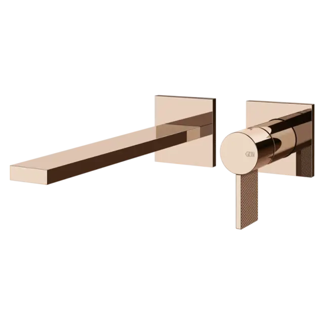 Смеситель для раковины Gessi INVERSO DIAMANTATO 73688#030 цвет-Медный PVD