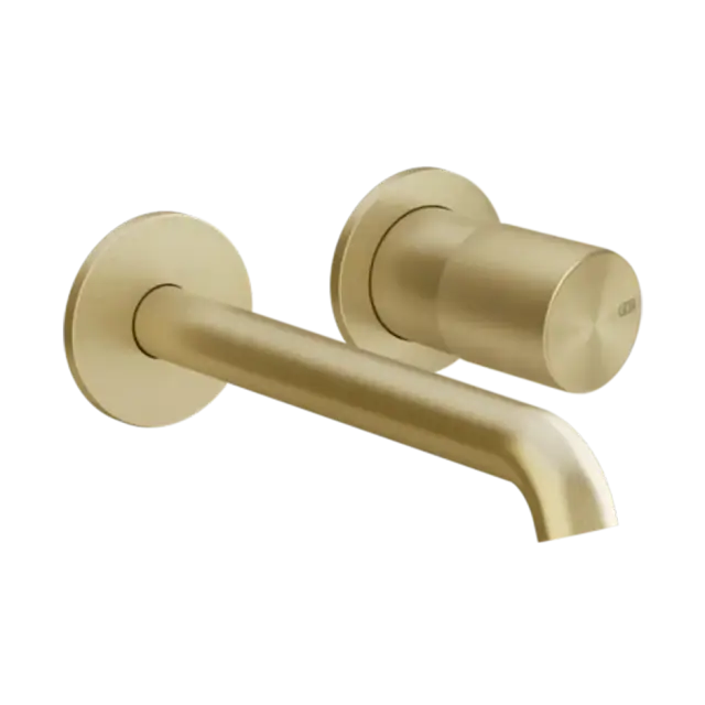 Смеситель для раковины Gessi HABITO 70088#727 цвет-браш.латунь PVD