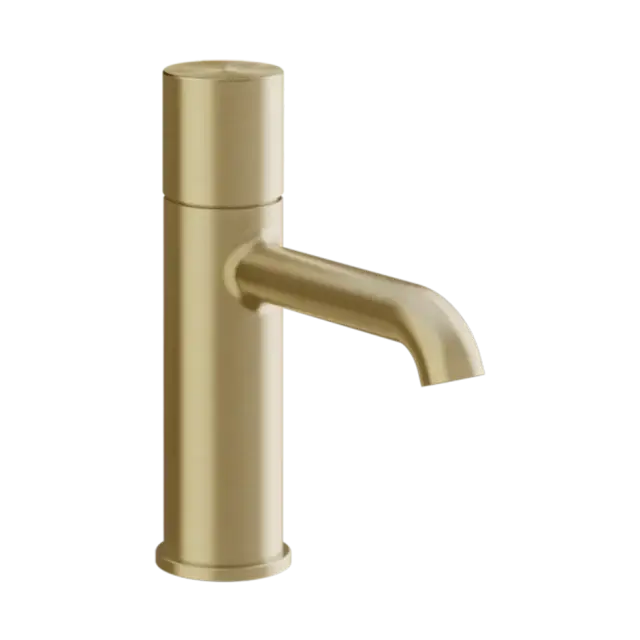 Смеситель для раковины Gessi HABITO 70002#727 цвет-браш.латунь PVD
