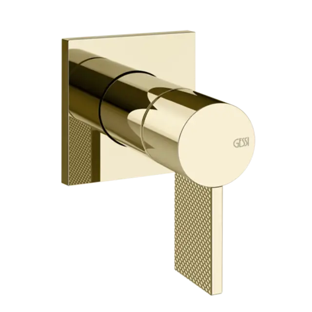 Смеситель для раковины Gessi INVERSO DIAMANTATO 73609#710 цвет-латунь PVD