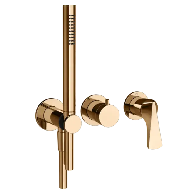 Смеситель для душа Gessi VENTAGLIO 72036#735 цвет-Warm Bronze PVD