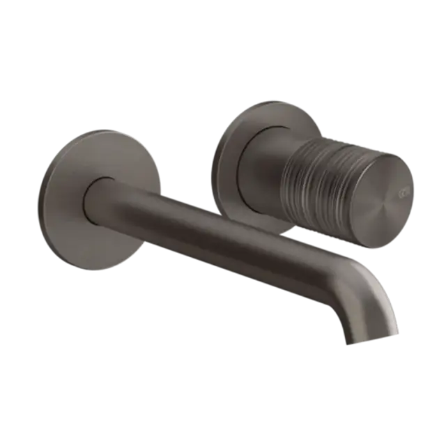 Смеситель для раковины Gessi HABITO TRAME 70388#707 цвет-Black Metal Brushed PVD