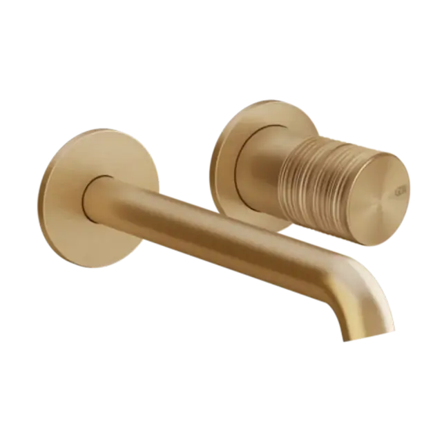 Смеситель для раковины Gessi HABITO TRAME 70388#726 цвет-Warm Bronze Brushed PVD