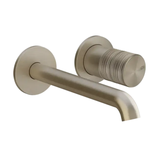 Смеситель для раковины Gessi HABITO TRAME 70388#149 цвет-FINOX BRUSHED NICKEL