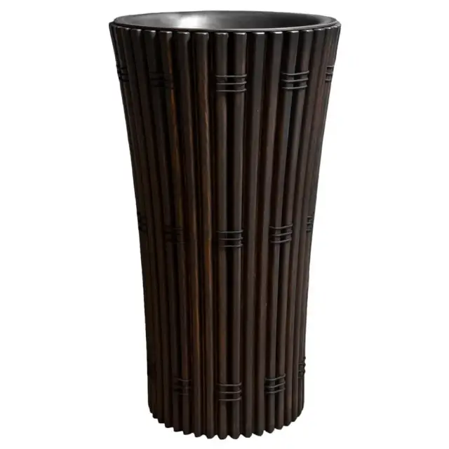 Раковина Antonio Lupi RAMSES RAMSES темная патинированая бронза/снаружи FRASSINO MOKA