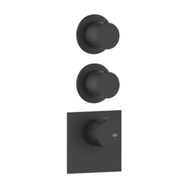 Внешняя часть встраиваемого термостата для душа Gessi 316 WELLNESS