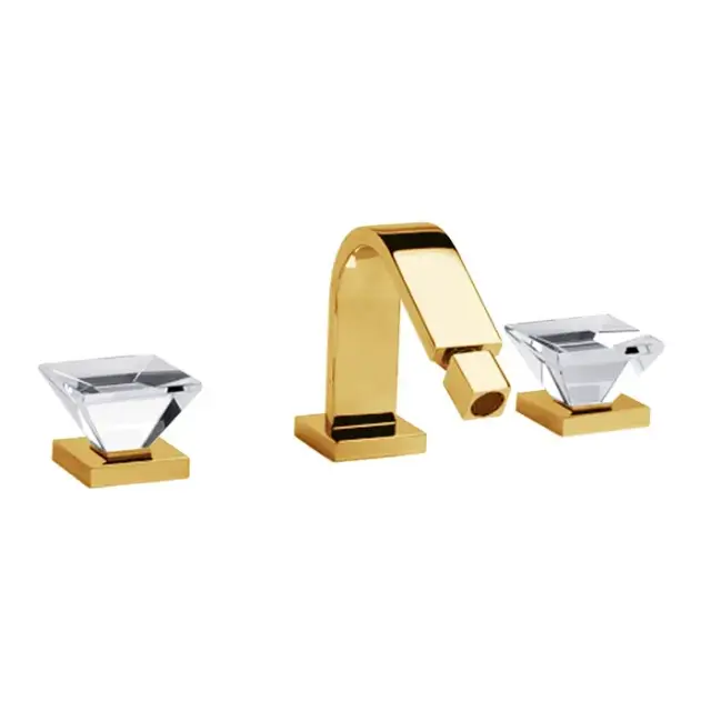 Смеситель для биде Jorger EMPIRE ROYAL CRYSTAL 627.30.600.020-11 gold/crystal clear