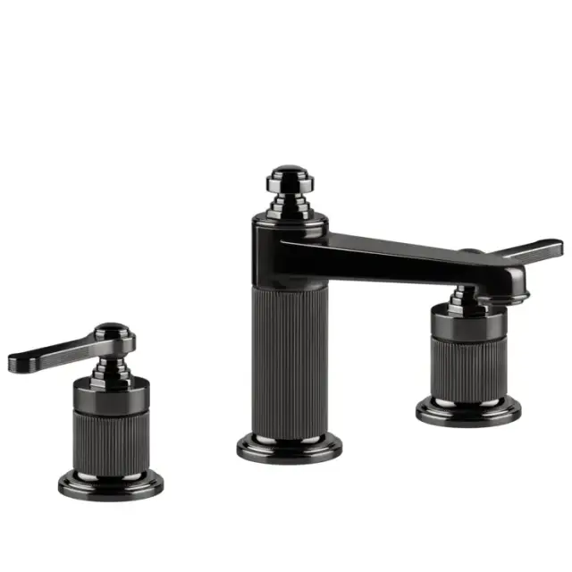 Смеситель для раковины Gessi VENTI20 65014#706 цвет-black metal PVD
