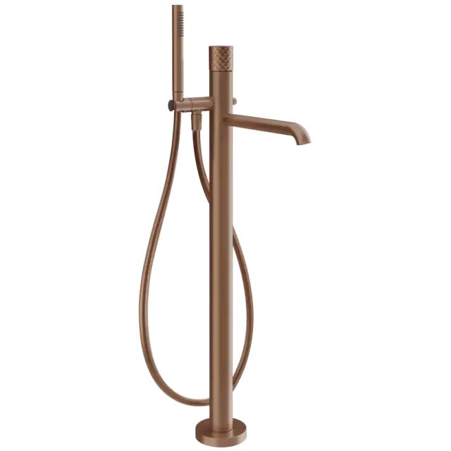 Смеситель для ванны Gessi HABITO INTRECCIO 70128#708 цвет-браш.медь PVD