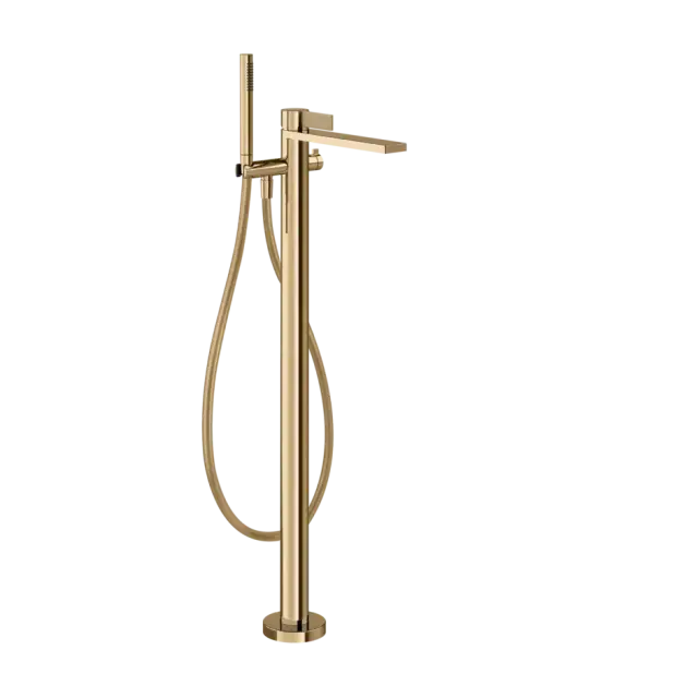 Смеситель для ванны Gessi INVERSO DIAMANTATO 73628#735 цвет-warm bronze PVD
