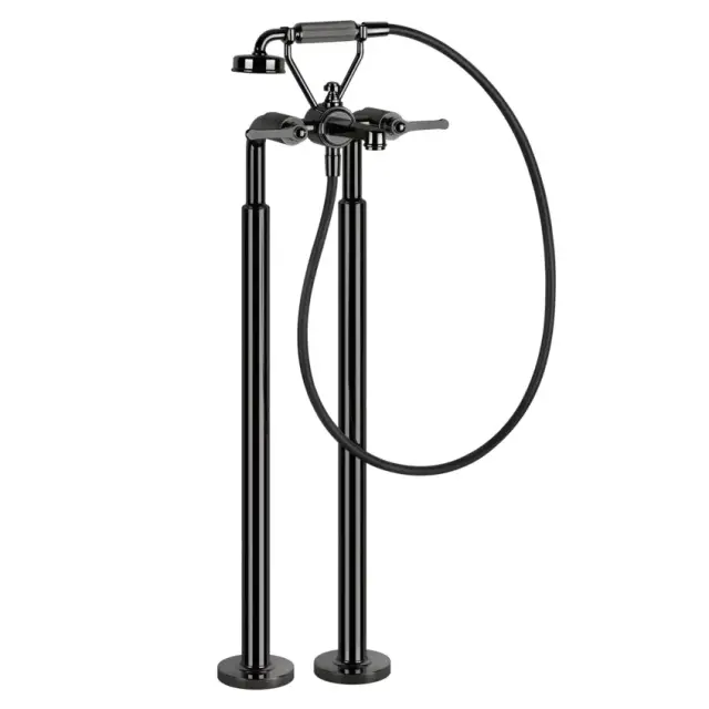 Смеситель для ванны Gessi VENTI20 65128#706 цвет-black metal PVD