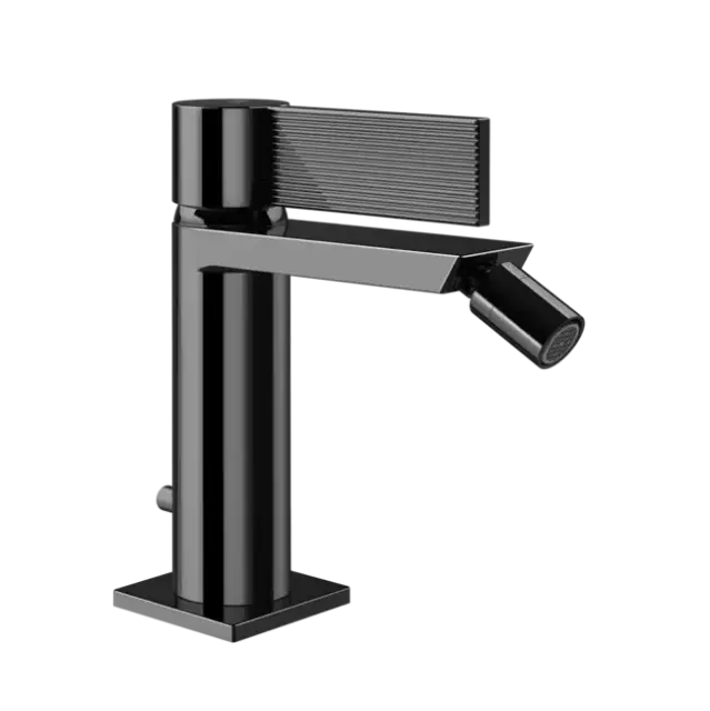 Смеситель для биде Gessi INVERSO RIGATO 73507#706 цвет-black metal PVD