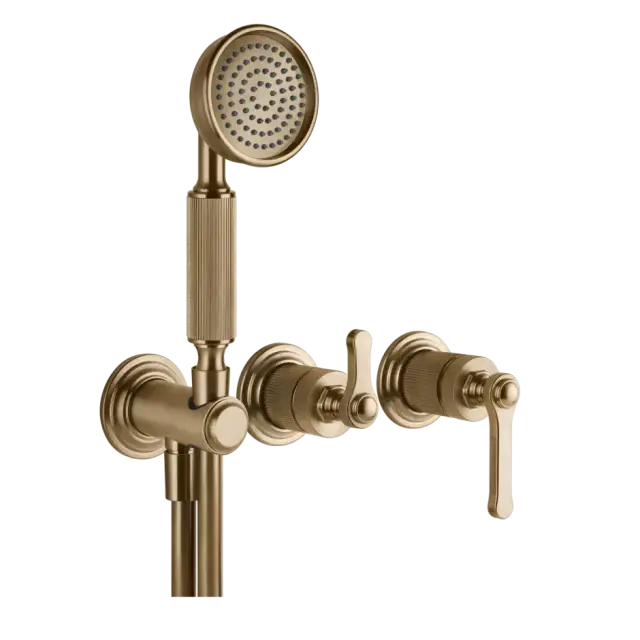 Смеситель для душа Gessi VENTI20 65036#726 цвет-warm bronze brushed PVD