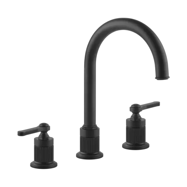 Смеситель для раковины Gessi VENTI20 65015#299 цвет-черный матовый