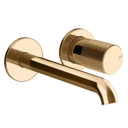 Смеситель для раковины Gessi HABITO DIAMANTATO 70688#735 цвет-warm bronze PVD