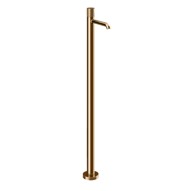 Смеситель для ванны Gessi HABITO DIAMANTATO 70695#735 цвет-warm bronze PVD