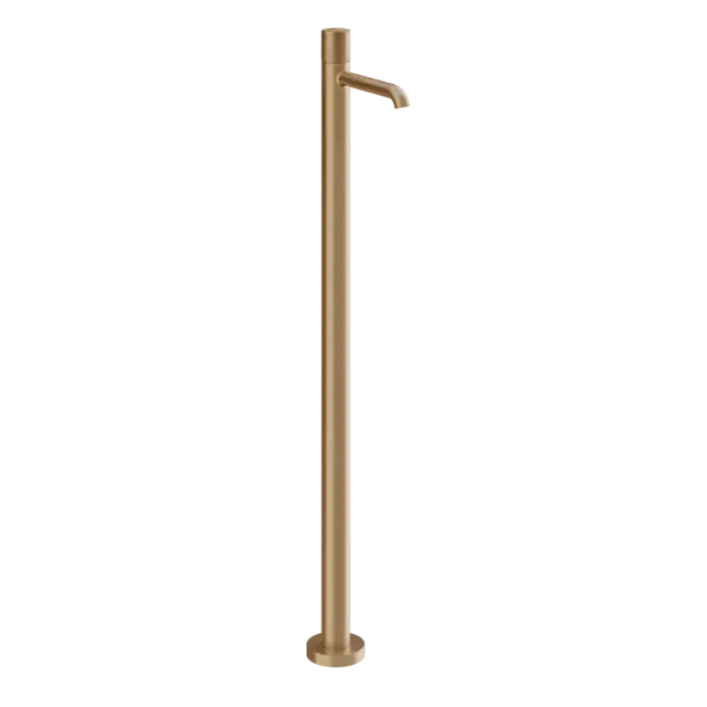 Смеситель для ванны Gessi HABITO DIAMANTATO 70695#726 цвет-warm bronze brushed PVD