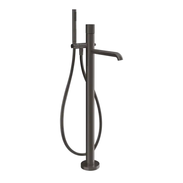 Смеситель для ванны Gessi HABITO RIGATO 70528#707 цвет-black metal brushed PVD