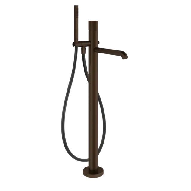 Смеситель для ванны Gessi HABITO RIGATO 70528#845 цвет-темная бронза