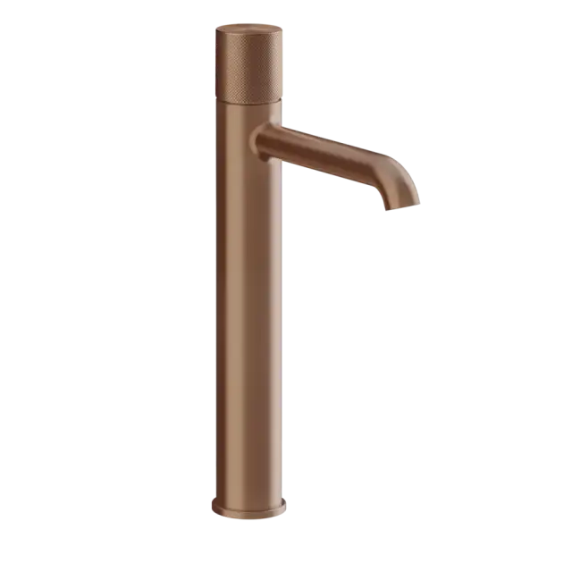 Смеситель для раковины Gessi HABITO DIAMANTATO 70604#708 цвет-браш.медь PVD