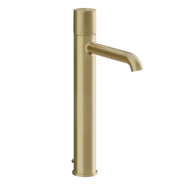 Смеситель для раковины Gessi HABITO DIAMANTATO 70603#727 цвет-браш.латунь PVD