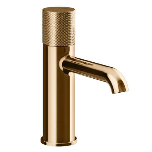 Смеситель для раковины Gessi HABITO DIAMANTATO 70602#735 цвет - warm bronze PVD