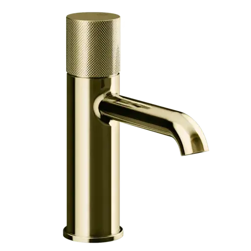 Смеситель для раковины Gessi HABITO DIAMANTATO 70602#710 цвет-латунь PVD