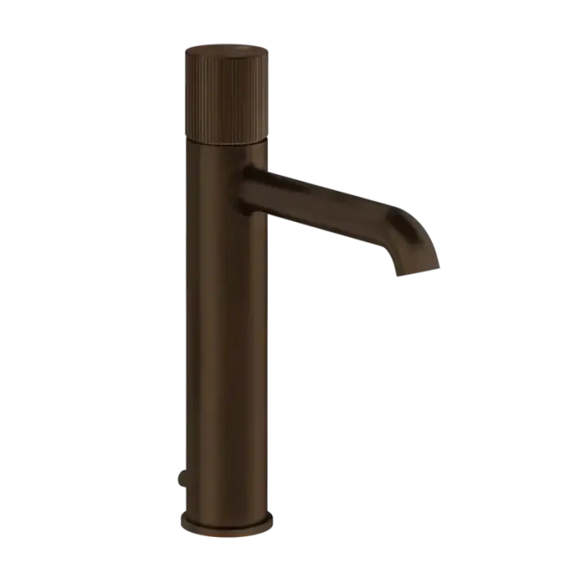 Смеситель для раковины Gessi HABITO RIGATO 70505#845 цвет-темная бронза