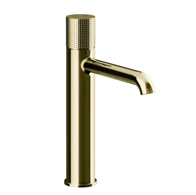Смеситель для раковины Gessi HABITO CESELLO 70406#710 цвет-латунь PVD