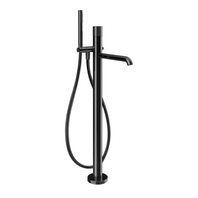 Смеситель для ванны Gessi HABITO CESELLO 70428#706 цвет-black metal PVD