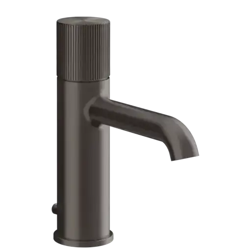 Смеситель для раковины Gessi HABITO RIGATO 70501#707 цвет-black metal brushed PVD