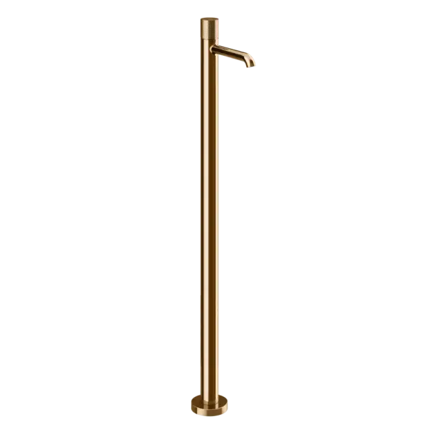 Смеситель для ванны Gessi HABITO DIAMANTATO 70495#735 цвет-warm bronze PVD