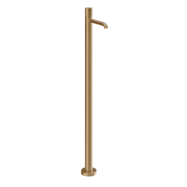 Смеситель для ванны Gessi HABITO DIAMANTATO 70495#726 цвет-warm bronze brushed PVD