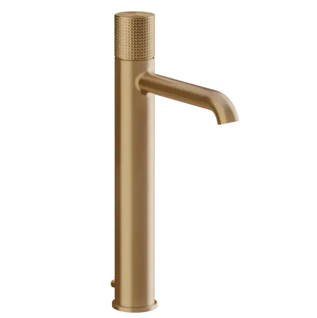 Смеситель для раковины Gessi HABITO CESELLO 70403#726 цвет-warm bronze brushed PVD