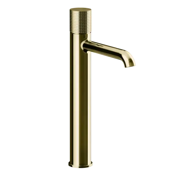 Смеситель для раковины Gessi HABITO CESELLO 70404#710 цвет-латунь PVD