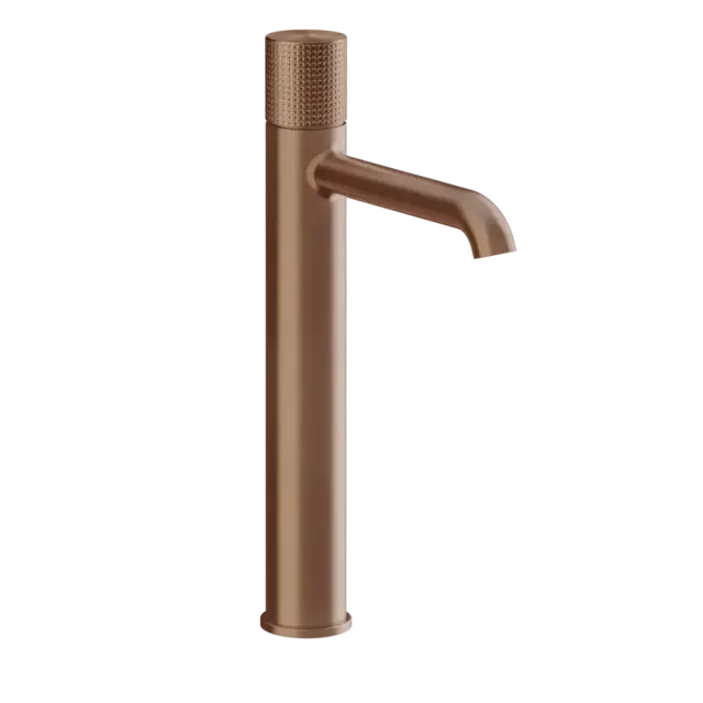 Смеситель для раковины Gessi HABITO CESELLO 70404#708 цвет-браш.медь PVD