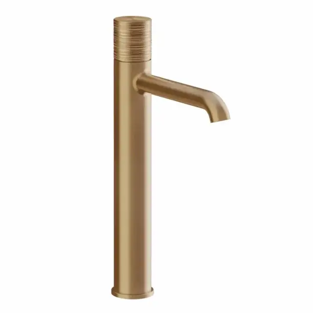 Смеситель для раковины Gessi HABITO TRAME 70304#726 цвет-warm bronze brushed PVD